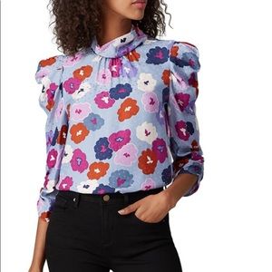 Kate Spade Winter Garden Blouse, Sz XL